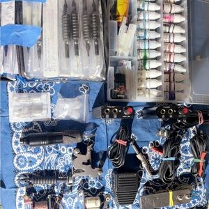 Tattoo Machine Kit with Inks and Accessories